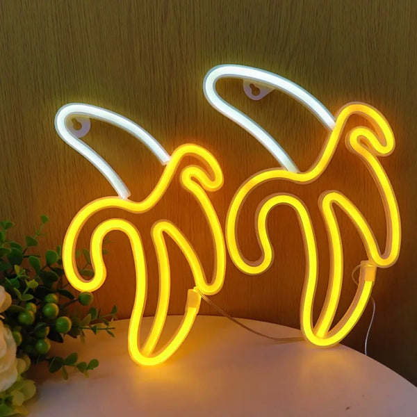 Luminária Neon LED Banana 🍌